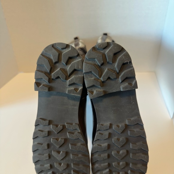 Tory Burch Colleen Wool Plaid Melton Tall Riding Boots - Picture 8 of 10